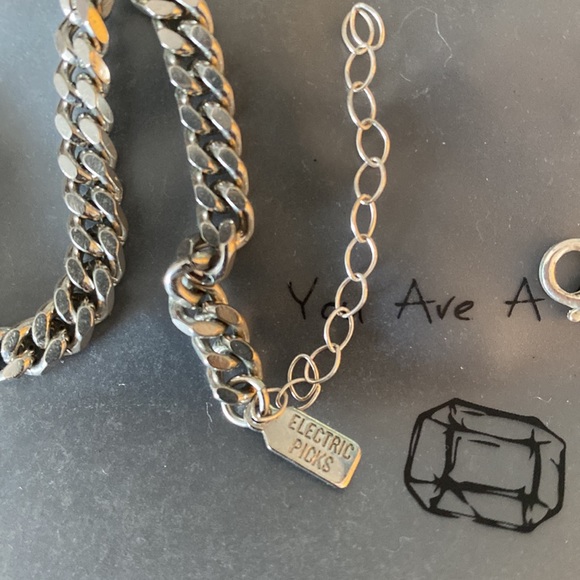 🆕 Electric Picks Leo Silver Necklace - Picture 2 of 2